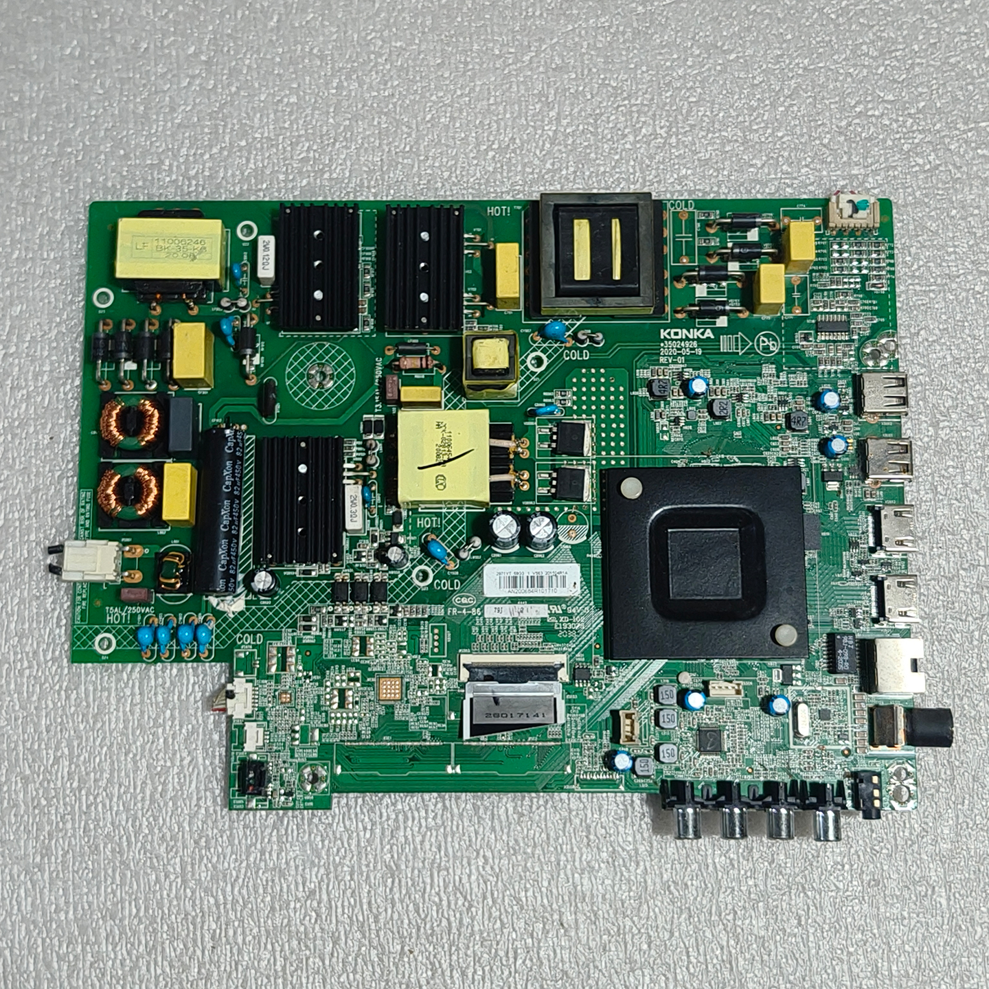 原装康佳LED58U5 58G3 电视主板35024926配屏2971YT