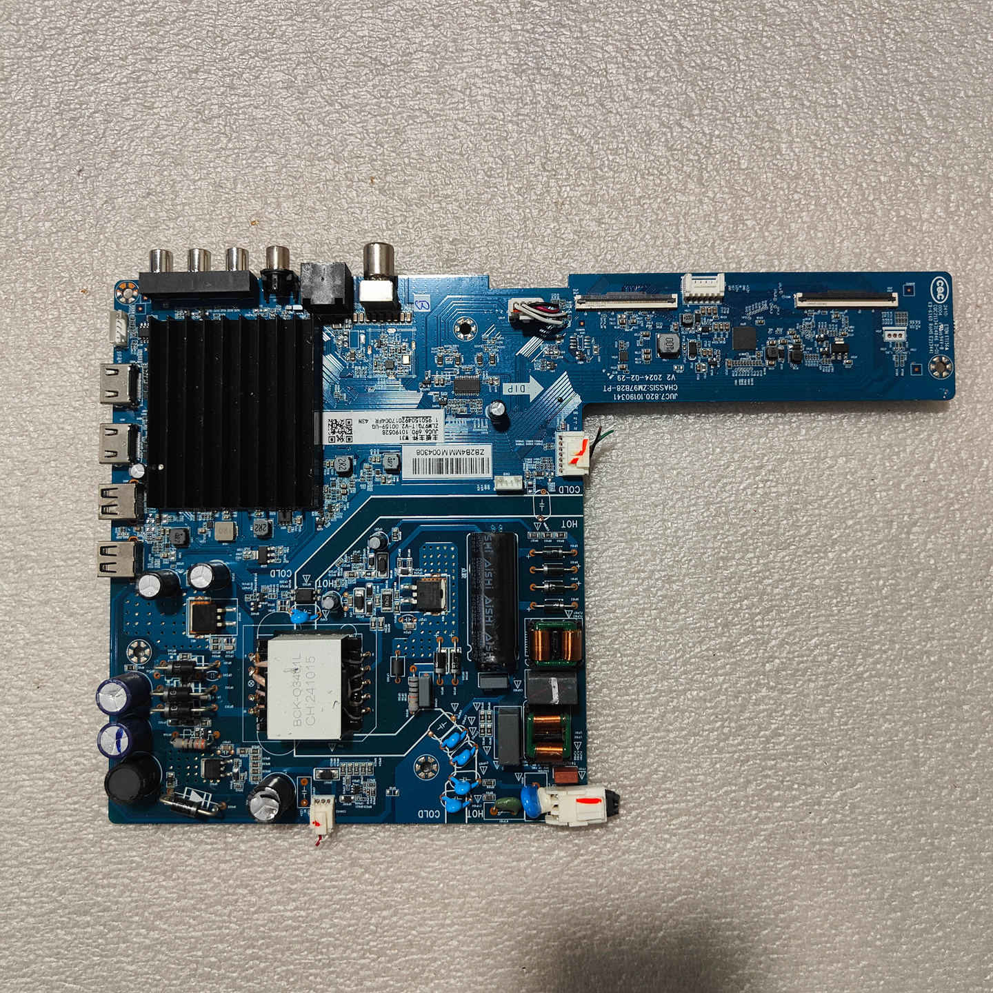 10190528 长虹50P6S主板 JUC7.820.10190341 W31