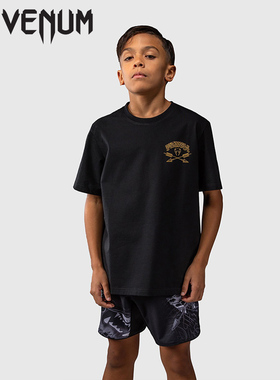 VENUM毒液 Wolf Atak儿童短袖夏季跑步训练健身半袖圆领棉休闲衣