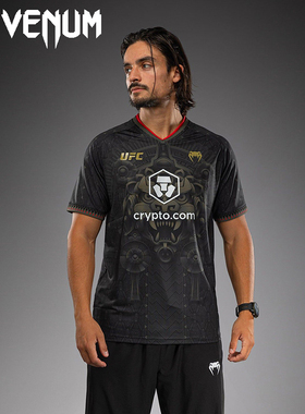 VENUM毒液Noche UFC 2.0 格斗之夜男士出场速干T恤搏击运动健身