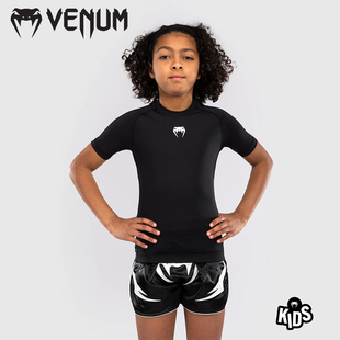 VENUM 毒液Contender儿童紧身短袖格斗塑型防磨衣训练跑步运动衣