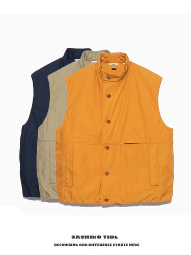 23AW  Insulation Vest 日系秋冬立领防风保暖背心马甲