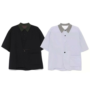 polo衫 26SS 口袋设计短袖 休闲风撞色翻领男女同款 KOLOR SAS时尚
