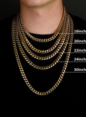 TOPGRILLZ男古巴链潮流时尚