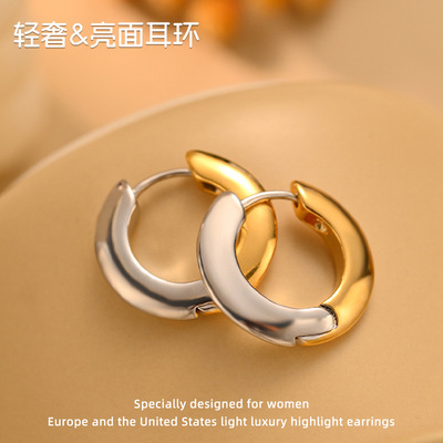 复古欧美风925银针耳环