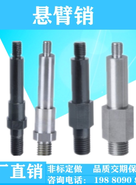 悬臂销MFP21/22/26 MFR/41/42/43/51/52外螺纹六角台阶型怡合达