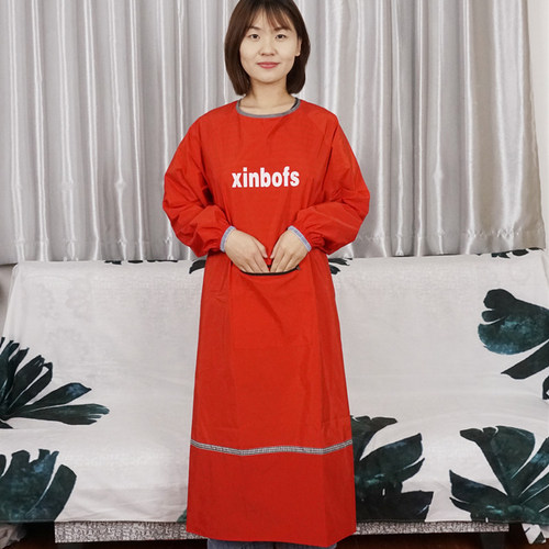 长袖防尘男女防毛工作服罩衣