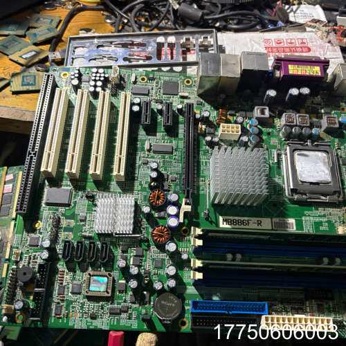 广积 MB886F-R 775针 双网卡工业设备 工控机主板