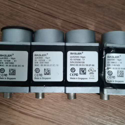 BASLER巴斯勒 acA3800-10gm，acA2500