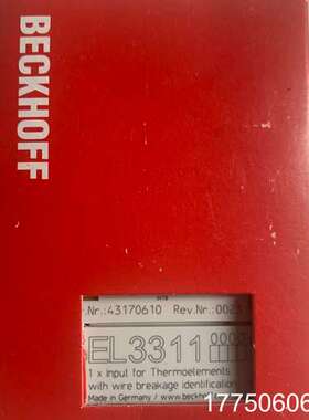 倍福模块 EL3311 正品 包装齐全 拍
