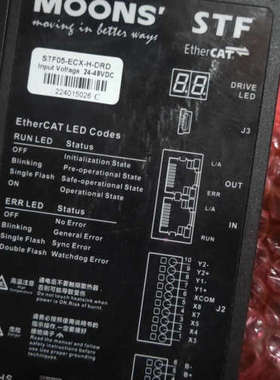 MOONS鸣志STF05-ECX-H-DRD驱动器，型号清晰