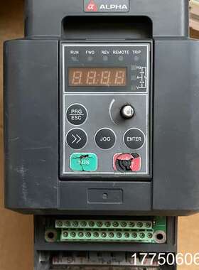 阿尔法变频器380V5.5KW，型号:5000E-35R5J