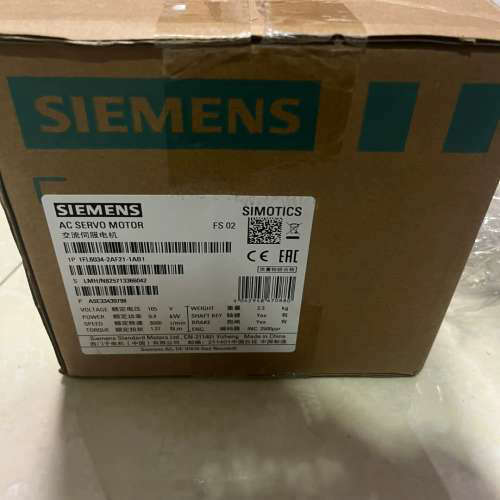 V90电机1FL6034-2AF21-1AB1，