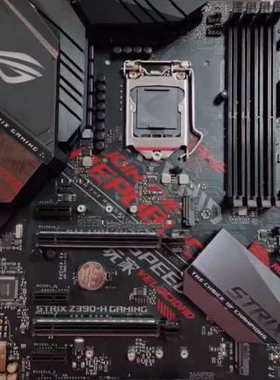 华硕Z390-H+GAMING主板1151针+支持八