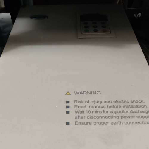 蓝海华腾V5-H-4T37GA/45LA-HQ变频器测好