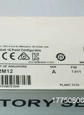 1732D-16CFGM12M12少量库存