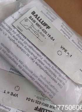 BALLUFF巴鲁夫BAW MKV-020.19-S4货号1