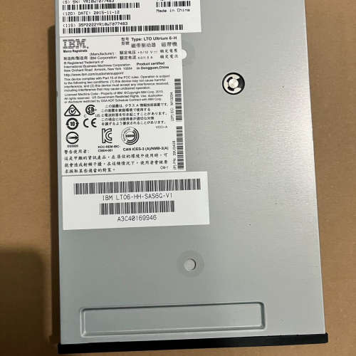 IBM SAS内置磁带机 LTO UItrium 6-H 3