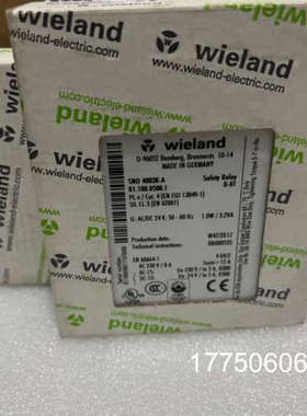 德国威琅Wieland安全继电器SNO4003K-A，货号R