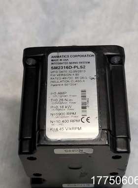 ANIMATICS 穆格SM2316D-PLS2智能伺服电机