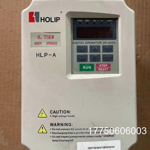 海利普变频器380V0.75KW，型号:HLPA0D7543
