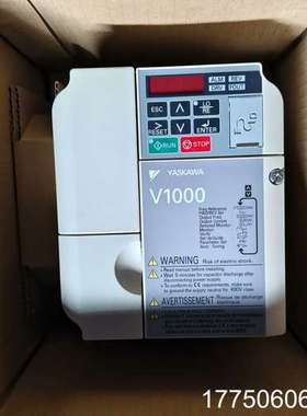 安川V1000变频器，型号CIMR-VCBA0006BAA，