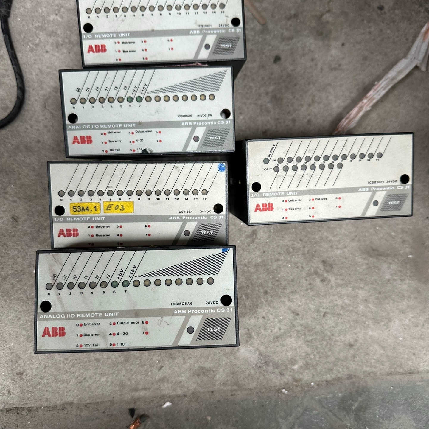 ABB icsmo6a6 icsi16e1 icse08b5