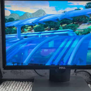 戴尔DELL SE2216H显示器，21.5寸，功能完好无维