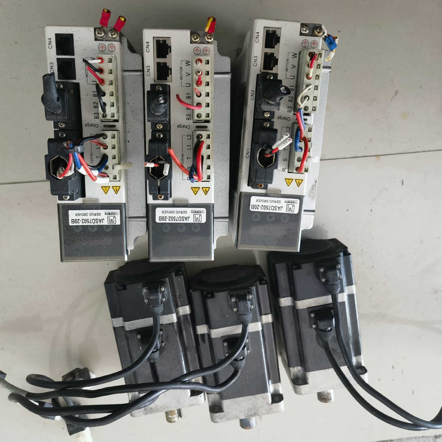 杰美康750W套装,驱动器JASD7502-20B,马达80