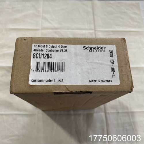 12输入8输4门4读卡器控制器SCU1284，瑞典原