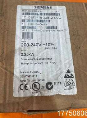 变频器Micromaster 410，型号6S