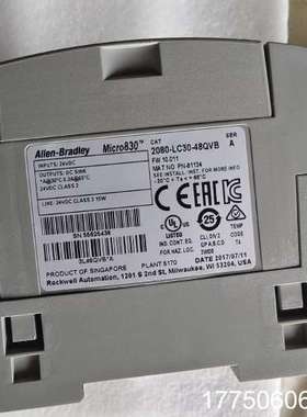 罗克韦尔2080-LC30-48QVB加2080-OV4两个