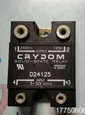 crydom固态继电器，型号D24125，240V