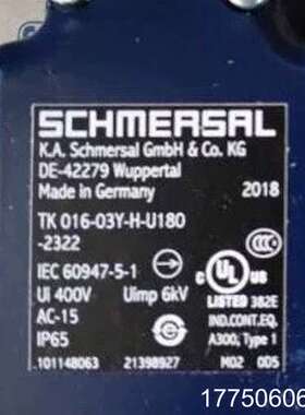 BN20-11RZ-M16施迈赛SCHMERSAL磁开关10