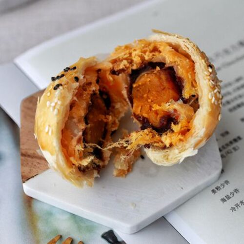 周小妮 招牌蛋黄酥 云腿肉松麻薯豆沙紫薯凤梨整颗蛋黄发酵黄油