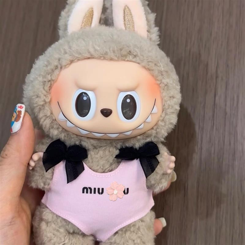 Labubu/customized娃衣搪胶盲盒挂件miu坐坐派对潮服泳衣比基尼17