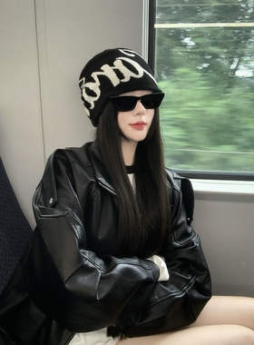 谢谢，有被帅到韩国冷帽子适合方圆脸美式女款2025新款大头围保暖