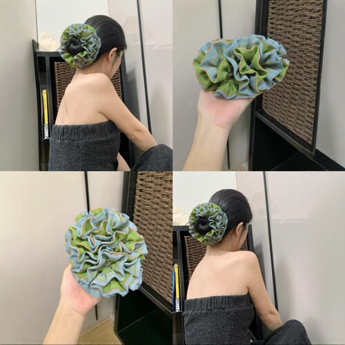 高级感扎头发圈韩国设计感大肠圈
