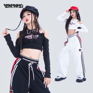 顽皮尼莫爵士舞女团甜酷jazz街舞走秀女童服装 秋冬时髦潮酷演出服