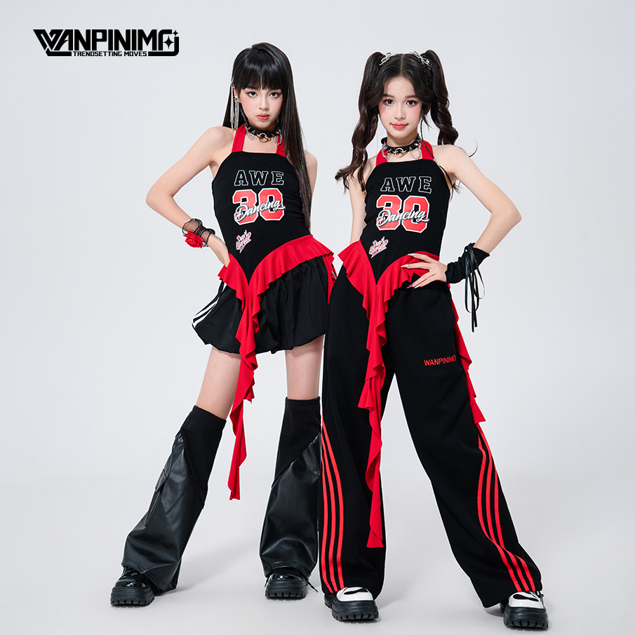 顽皮尼莫女童爵士舞演出服