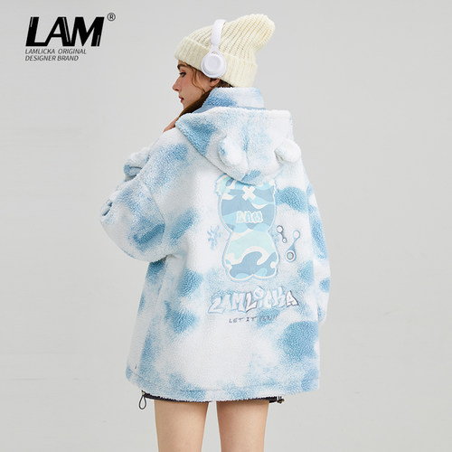 LAMLICKA棉花韩版宽松休闲棉服