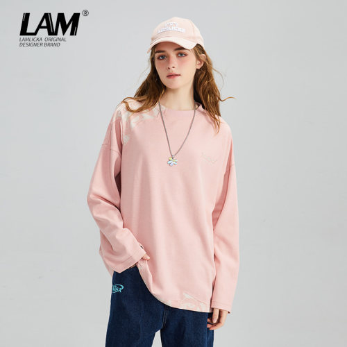 LAMLICKA圆领长袖情侣款薄款