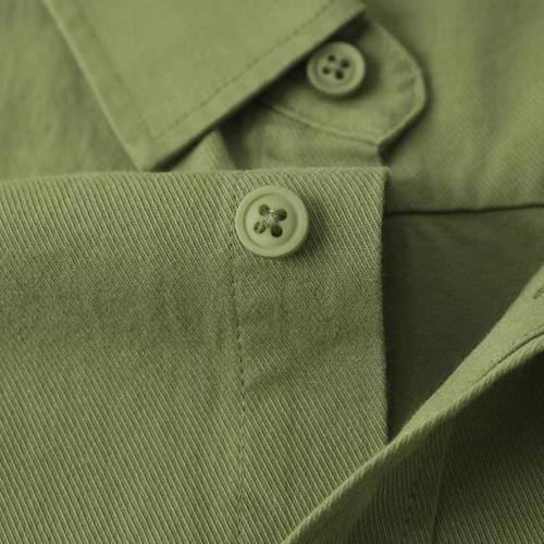 品牌剪标撤柜粉色纯棉长袖衬衫