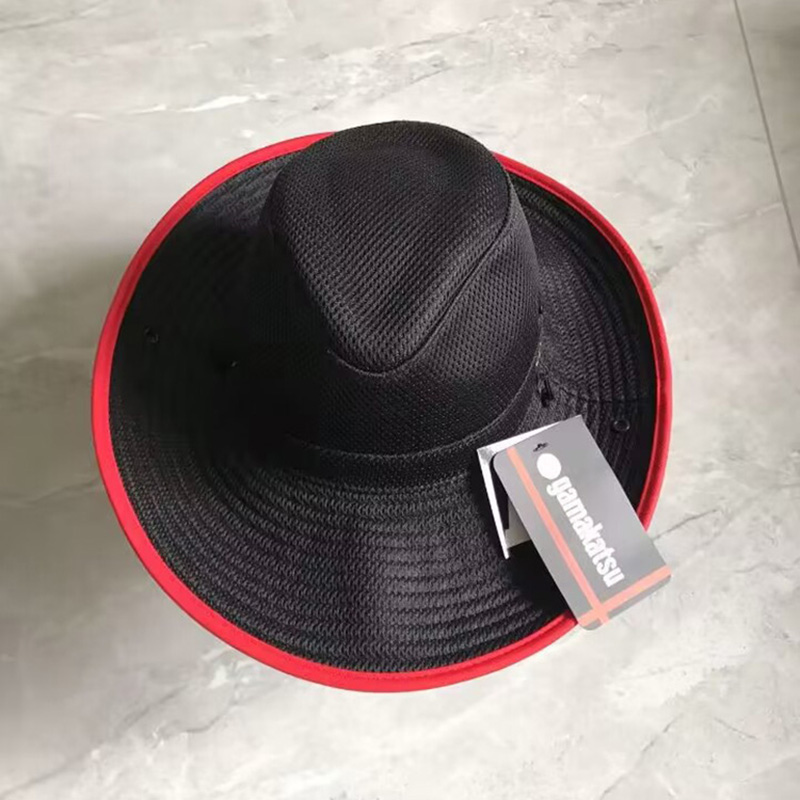 新款遮阳帽斗笠帽透气速干防晒宽檐礼帽牛仔帽海钓矶钓钓鱼帽