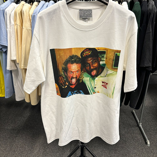 Dallas Page达拉斯·佩奇WCW摔角圆领短袖酷飒趣味tee重磅垂感T恤