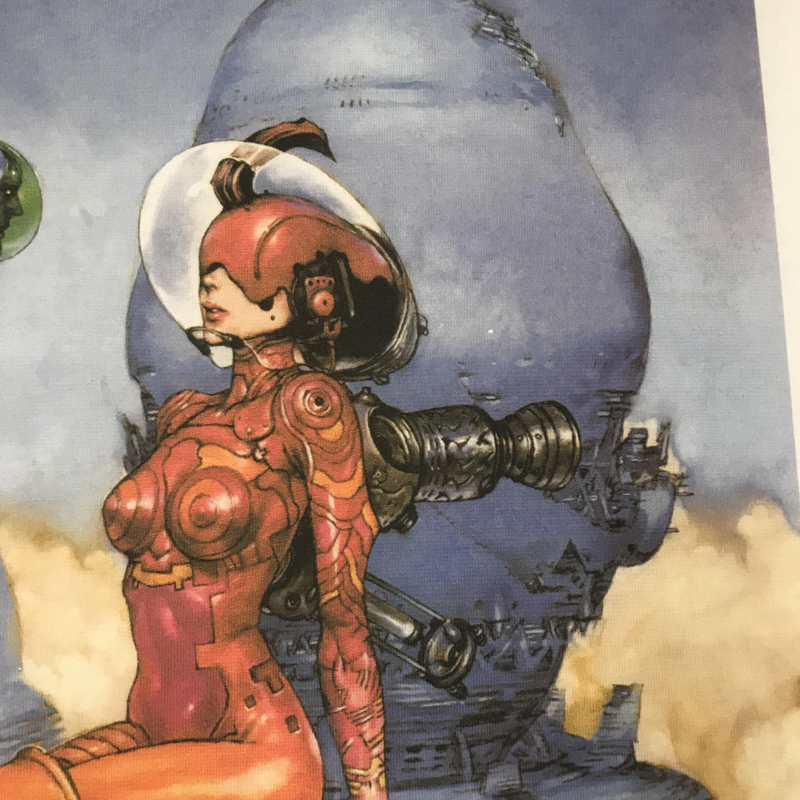 寺田圆领插画复古短袖t恤复古