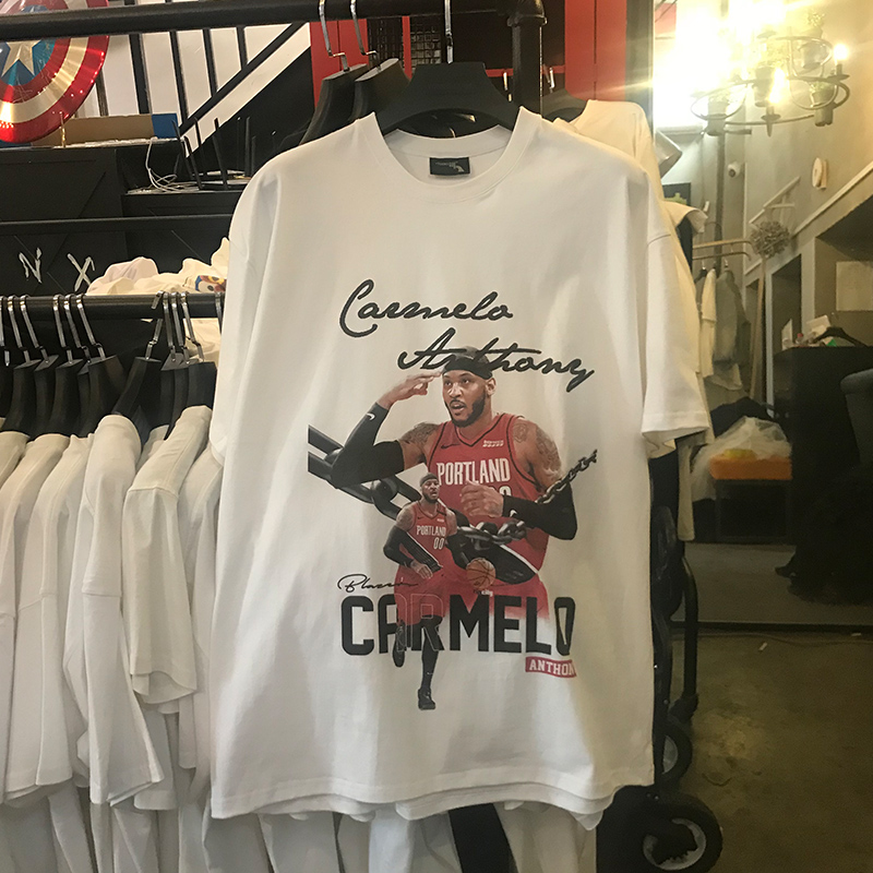 卡梅隆短袖t恤美式直喷