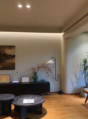 北欧复古侘寂锯痕做旧客厅正方形茶几全实木茶桌矮桌茶台原木