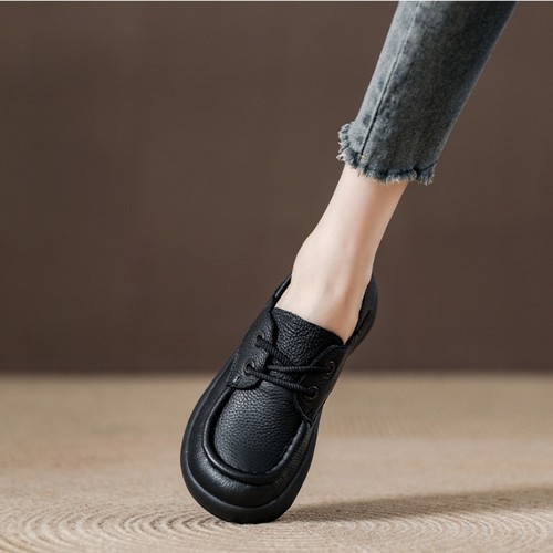 西班牙小众品牌ONGYSL简约英伦风小皮鞋女轻便透气防水休闲鞋女鞋