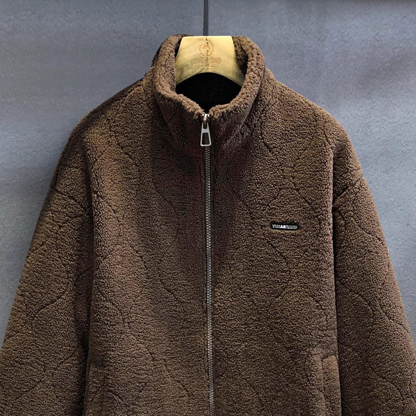 VIRRI CIAGA~澳洲进口高品质重磅羊羔绒外套男冬季加厚保暖摇粒绒,男装,秀禾服,淘宝优惠券,粉丝福利购,淘宝优惠卷